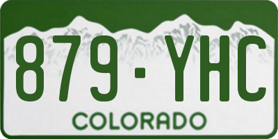 CO license plate 879YHC