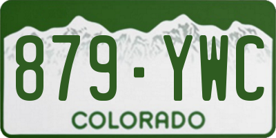 CO license plate 879YWC