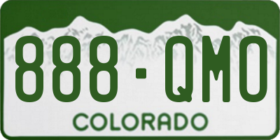 CO license plate 888QMO