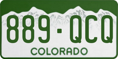 CO license plate 889QCQ