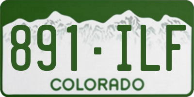 CO license plate 891ILF