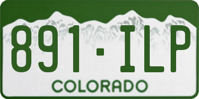 CO license plate 891ILP