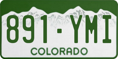 CO license plate 891YMI