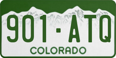 CO license plate 901ATQ