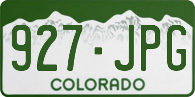 CO license plate 927JPG