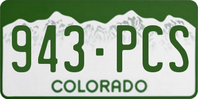 CO license plate 943PCS
