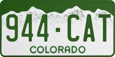 CO license plate 944CAT