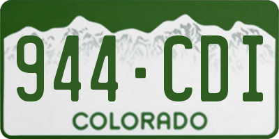 CO license plate 944CDI