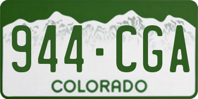 CO license plate 944CGA