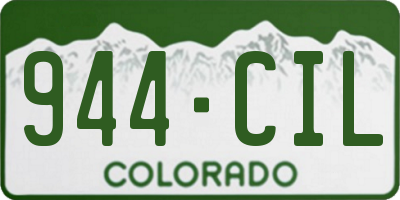 CO license plate 944CIL
