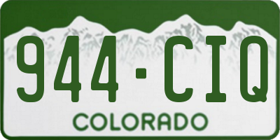 CO license plate 944CIQ