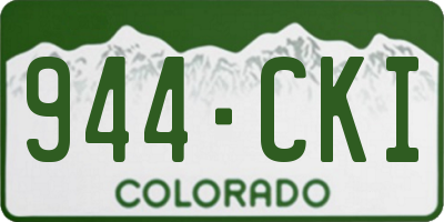 CO license plate 944CKI