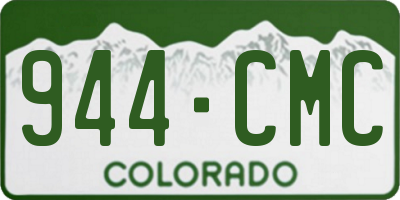 CO license plate 944CMC