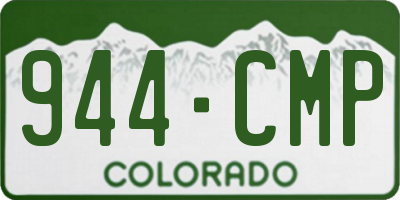 CO license plate 944CMP