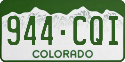 CO license plate 944CQI