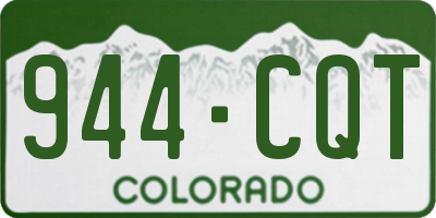 CO license plate 944CQT