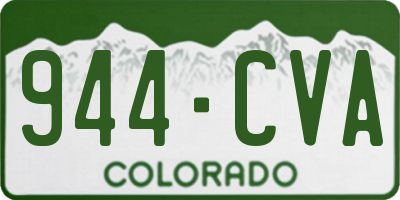CO license plate 944CVA