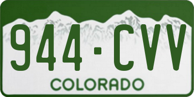 CO license plate 944CVV