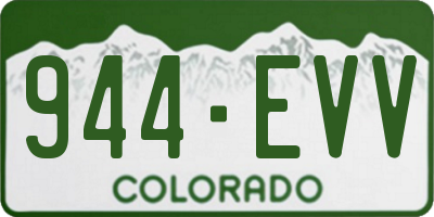 CO license plate 944EVV
