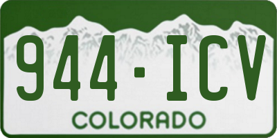 CO license plate 944ICV