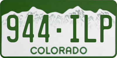 CO license plate 944ILP