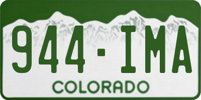 CO license plate 944IMA