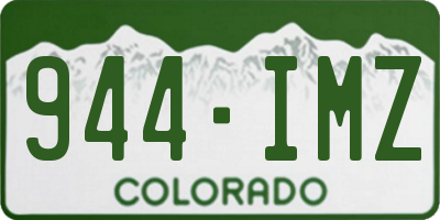 CO license plate 944IMZ