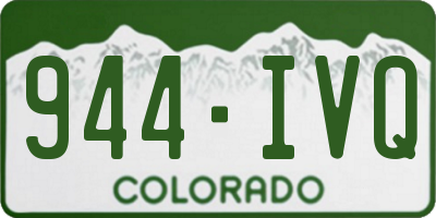 CO license plate 944IVQ