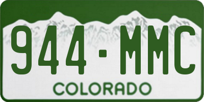 CO license plate 944MMC