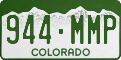 CO license plate 944MMP