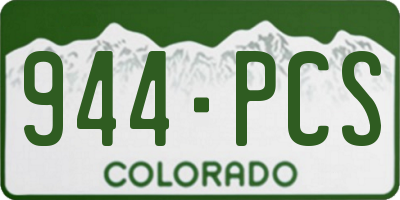 CO license plate 944PCS