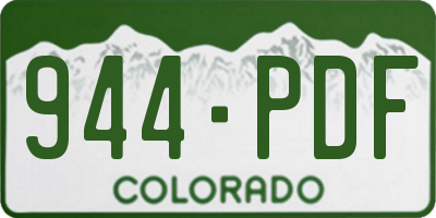 CO license plate 944PDF