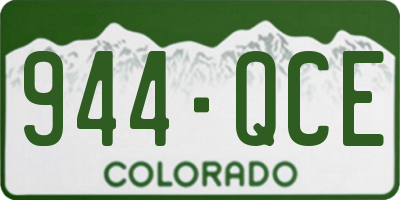 CO license plate 944QCE