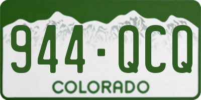 CO license plate 944QCQ