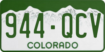 CO license plate 944QCV