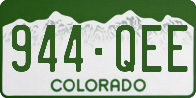 CO license plate 944QEE