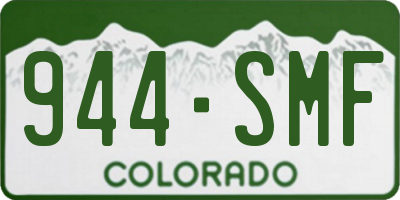 CO license plate 944SMF
