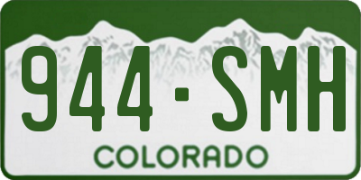 CO license plate 944SMH