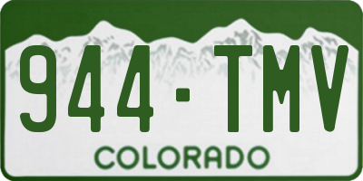 CO license plate 944TMV