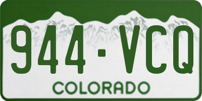 CO license plate 944VCQ
