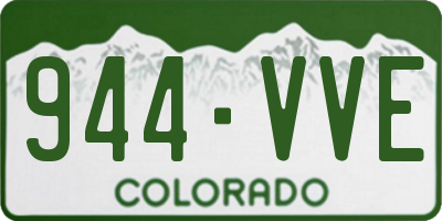 CO license plate 944VVE