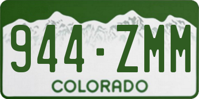 CO license plate 944ZMM