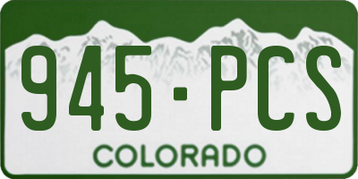 CO license plate 945PCS