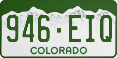 CO license plate 946EIQ