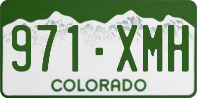 CO license plate 971XMH