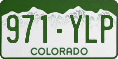 CO license plate 971YLP