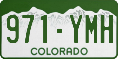 CO license plate 971YMH