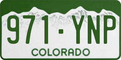 CO license plate 971YNP