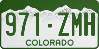 CO license plate 971ZMH