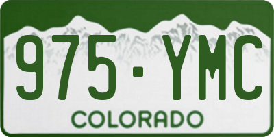 CO license plate 975YMC